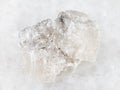 rough crystal of Danburite gemstone on white