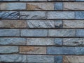Slate tile brick work background photograph. Royalty Free Stock Photo