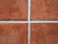 Rough decorative tille  floor of bathroom Royalty Free Stock Photo