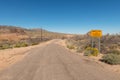 Rough desert road Royalty Free Stock Photo