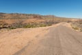 Rough desert road Royalty Free Stock Photo