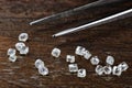 Rough diamonds Royalty Free Stock Photo