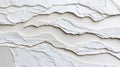A rough-edged, textured background of white torn paper with multiple overlapping layers Royalty Free Stock Photo