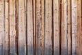 Rough fence made of pine planks Royalty Free Stock Photo