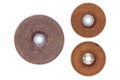 Rough and fine metal grinding wheel