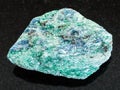 Rough Fuchsite chrome mica stone on dark