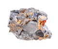 rough Galena (Galenite, lead glance) stone Royalty Free Stock Photo