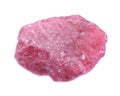 Rough gemmy red Rhodonite from Brazil