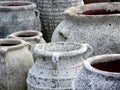 Rough Glazed Ceramic Urns