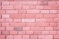 Rough grunge pink brick wall texture background. Old light stone, brickwork Royalty Free Stock Photo