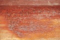 Rough grunge rusty zinc tin galvanized wall background Royalty Free Stock Photo