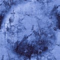 Rough Grunge Texture. Blue Dirt Background.