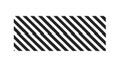 Rough Hand-Drawn Diagonal Stripe Pattern, vector design Generative AI Royalty Free Stock Photo