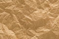 Rough Paper Background Brown Creased Wrinkled Texture Royalty Free Stock Photo