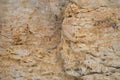 Rough rock stone texture background yellow orange natural sandstone Royalty Free Stock Photo