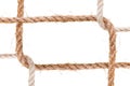 Rough ropes connected as frame