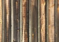 Rough Sawn Wood Wall Royalty Free Stock Photo