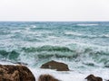 Coast of Baunei, Sardinia Royalty Free Stock Photo