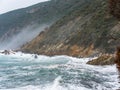 Rough sea on the coast of Baunei, Sardinia