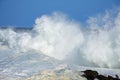 Rough Sea & High Waves, Storm`s River, Tsitsikamma, South Africa Royalty Free Stock Photo