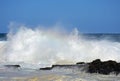 Rough Sea & High Waves, Storm`s River, Tsitsikamma, South Africa Royalty Free Stock Photo