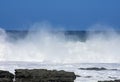 Rough Sea & High Waves, Tsitsikamma National Park, South Africa Royalty Free Stock Photo