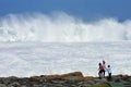Rough Sea & High Waves, Tsitsikamma National Park, South Africa Royalty Free Stock Photo