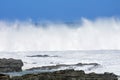 Rough Sea & High Waves, Tsitsikamma National Park, South Africa Royalty Free Stock Photo