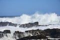 Rough Sea and High Waves, Tsitsikamma National Park, South Africa Royalty Free Stock Photo