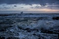 Rough sea at Mascagni Terrace Livorno