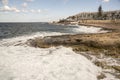 Rough sea in St Pauls bay Malta