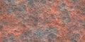 Rough seamless rusted old steel sheet backdrop. Corrosion creative design. Rustic metal texture. Rust metallic background. Rusty