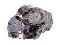 rough Sphalerite (zink ore) stone isolated