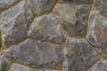 Rough stone of different shades, Stacked Stone Wall