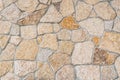 Rough stone wall texture close-up Royalty Free Stock Photo