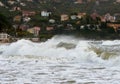 rough storm in Lerici