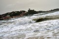 rough storm in Lerici