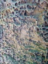 Rough texture of eroded sandstone Royalty Free Stock Photo