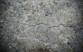 Rough texture of porous concrete with cracks