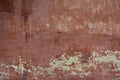 Rough textured background red old cement wall with Royalty Free Stock Photo