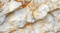 Rough Textured Rock Face With Orange Stains Royalty Free Stock Photo