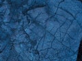 Rough textured sky cosmic blue matte abstract stone with cracks back Royalty Free Stock Photo
