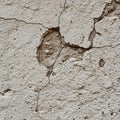 Rough textured wall surface displaying weathered and cracked Royalty Free Stock Photo
