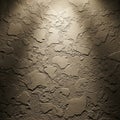 Rough textured wall with an uneven pattern of plaster or stucco, featuring irregular Royalty Free Stock Photo
