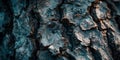 Rough textures and organic shapes of weathered tree bark. Generative AI