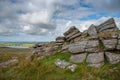 Rough Tor on Bodmin Moor Royalty Free Stock Photo