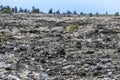 Rough volcanic lava landscape in volcano national park, Hawaii