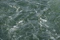 Rough water surface with waves Royalty Free Stock Photo