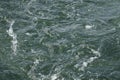 Rough water surface with waves Royalty Free Stock Photo