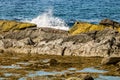 Rough waters around Broom Point. Gros Morne National Park Newfoundland Canada